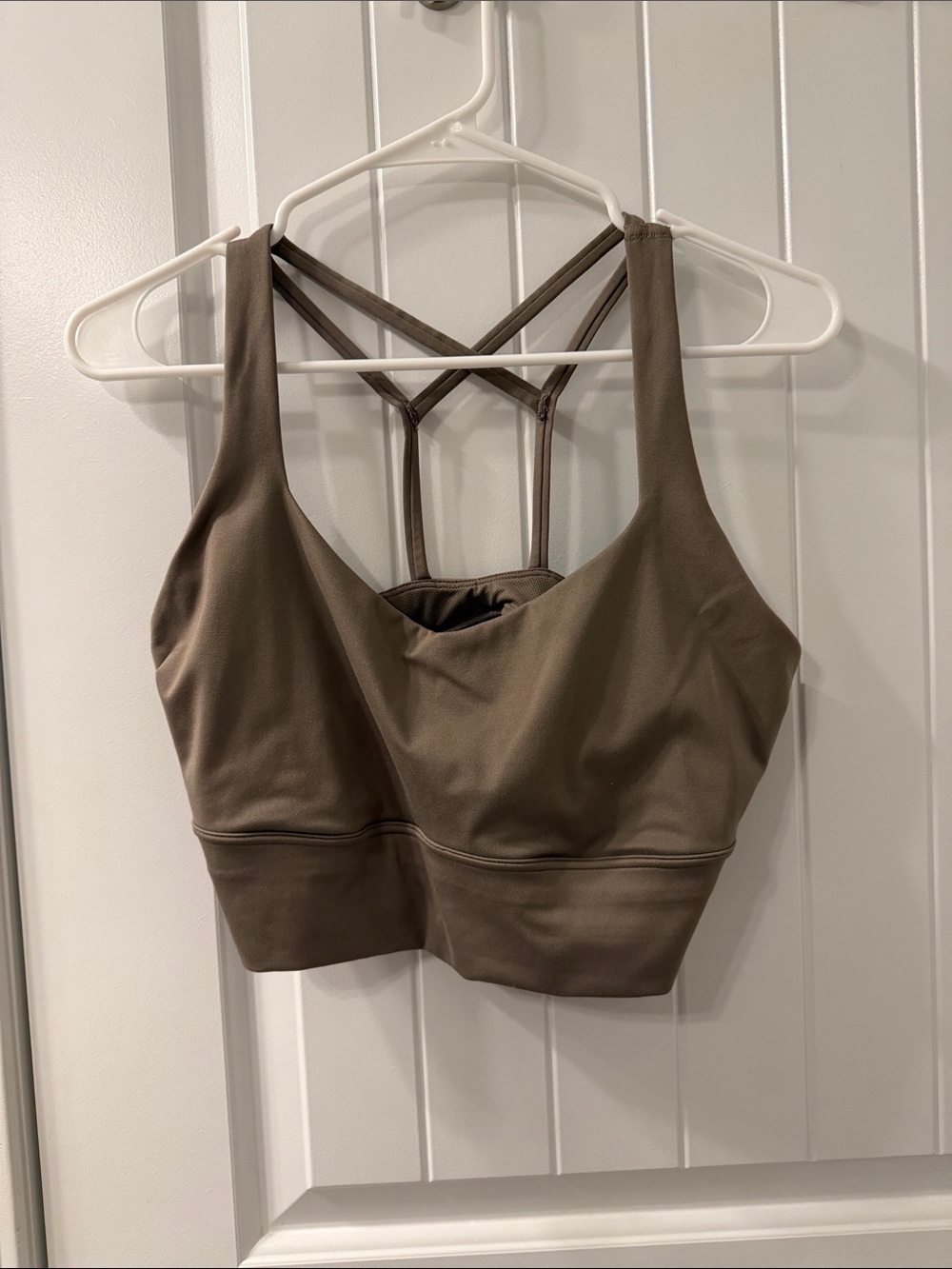 Large all in motion Everyday Strappy Sports Bra - Taupe
